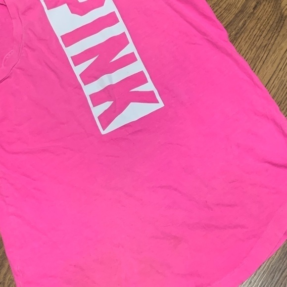 VICTORIA Secret PINK Muscle T-Shirt Large size XS - Picture 10 of 13